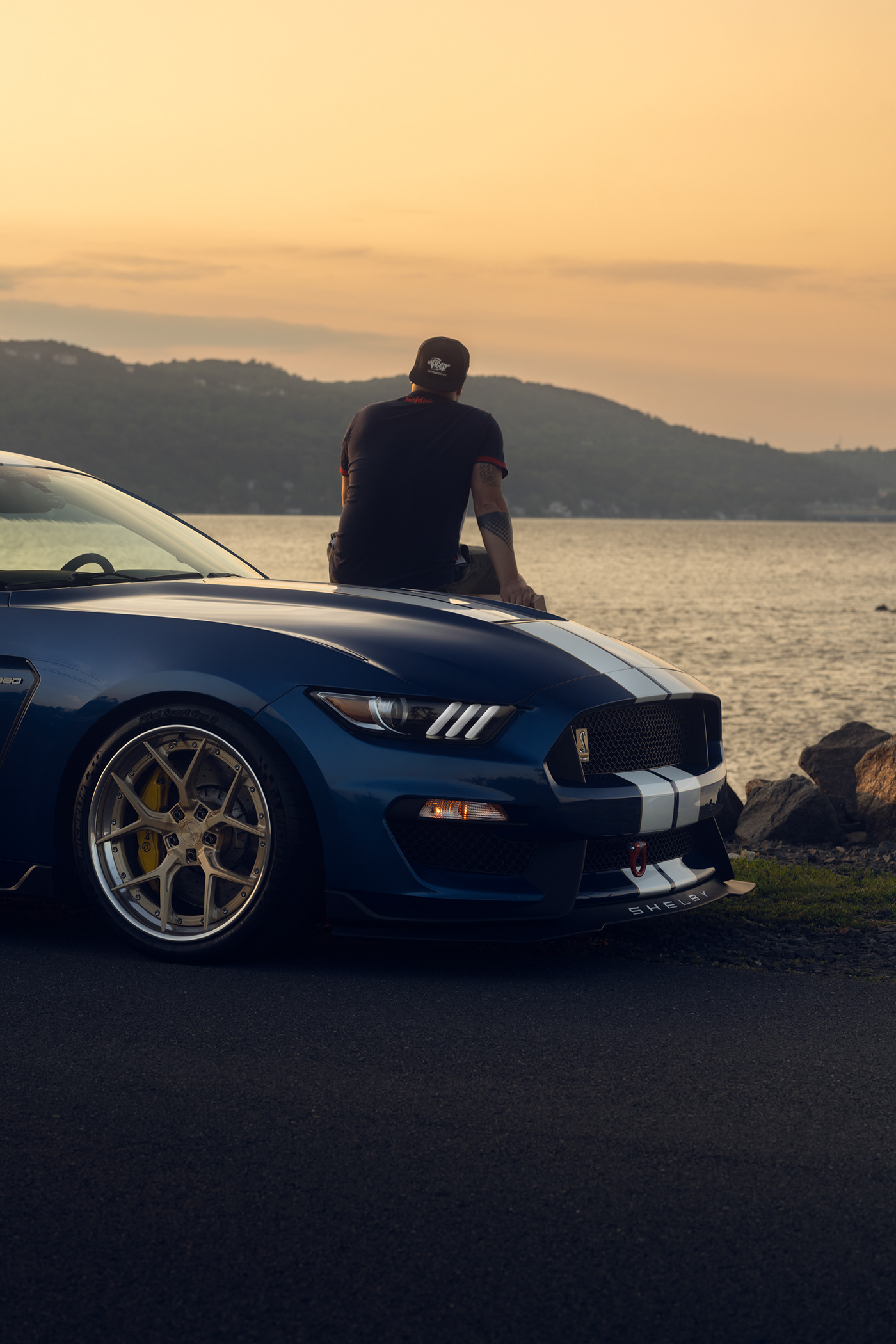photoshop Social media post marketing   Mustang Photography  Nature photoshoot Shelby American