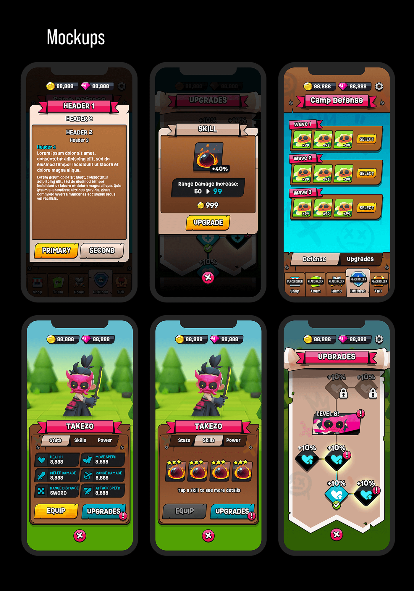 3d modeling blender3d brawl stars Clash Royale Game Art game design  mobile game Mobile Game UI mobile games stylized character