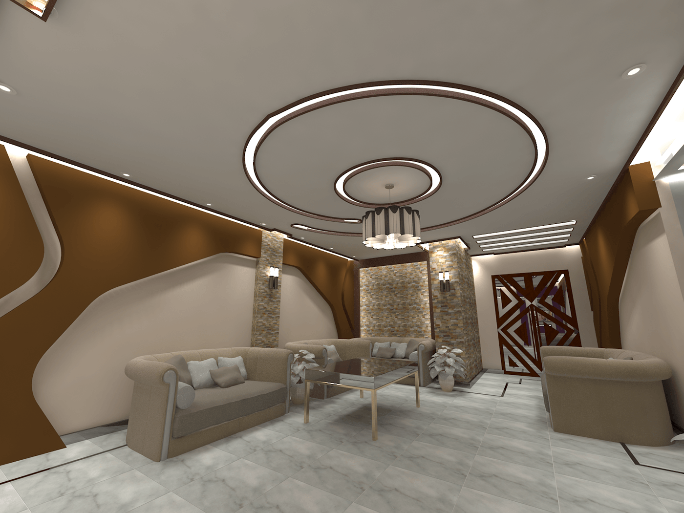 indoor architecture 3ds max vray Render 3D interior design 