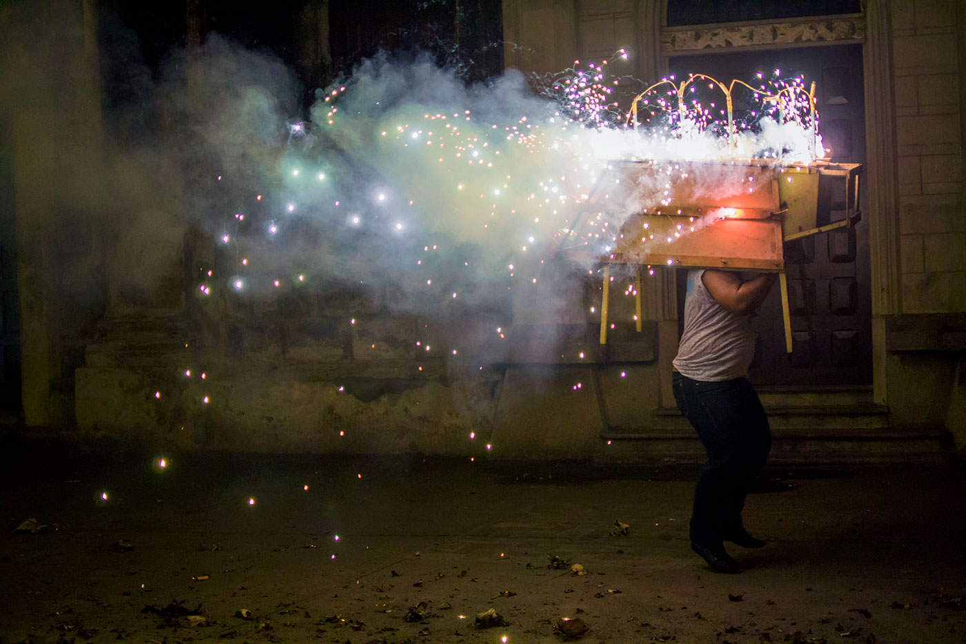 nicaragua Photography  Leon polvora fireworks