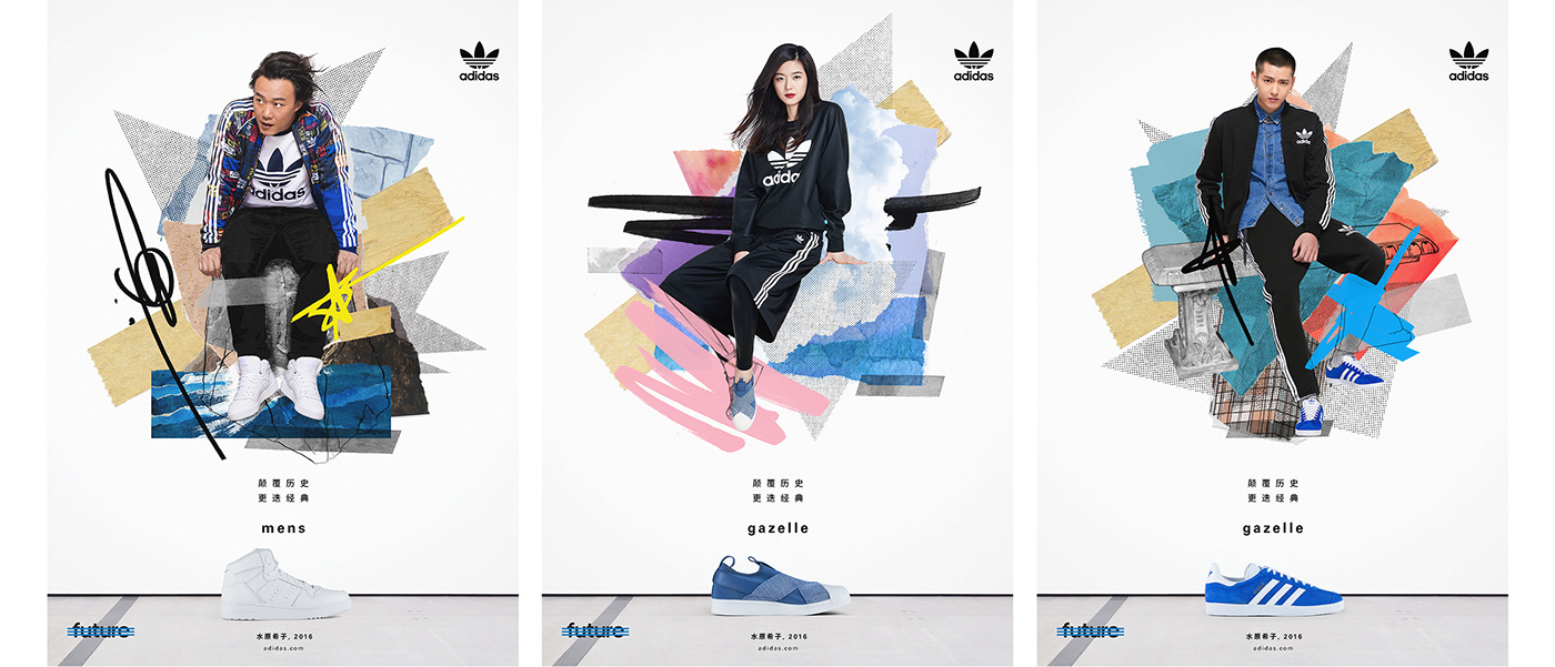 ad adidas campagin Creative Direction  graphic design  motion graphics  pop Visual Effects 