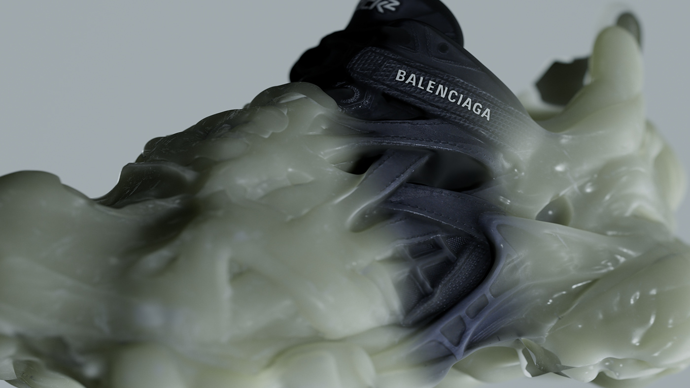 3dmodel Balenciaga Fashion  Glue infection shoes