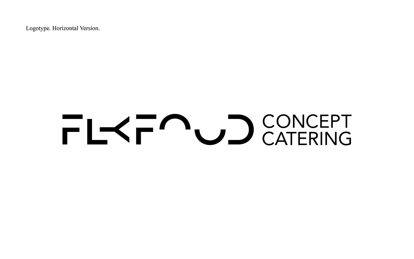 blackandwhite branding  catering Food  graphicdesign langhe logo Logotype minimaldesign typedesign