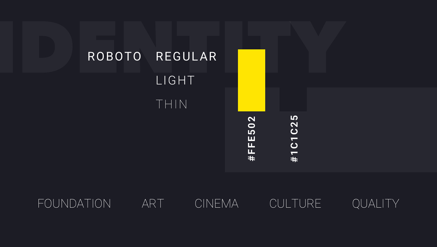 Cinema foundation Movies Web Farabi UI ux design culture
