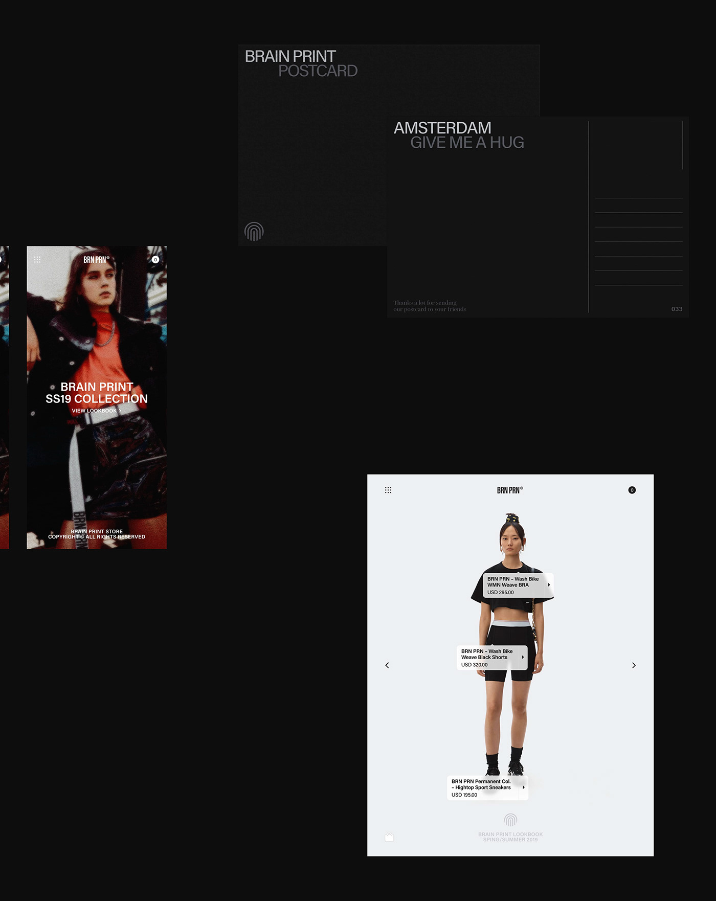 UI ux e-commerce Web store minimal Fashion  web shop desktop Web Design 