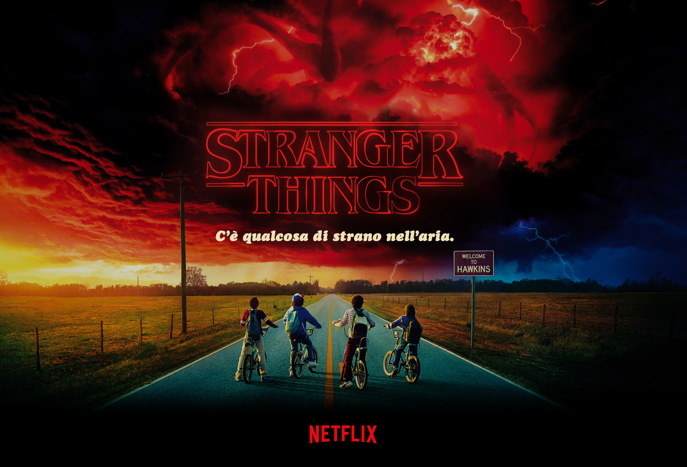 Stranger Things Netflix Show tv Integrated Campaign pubblicita serie tv Billboards Ambient milan