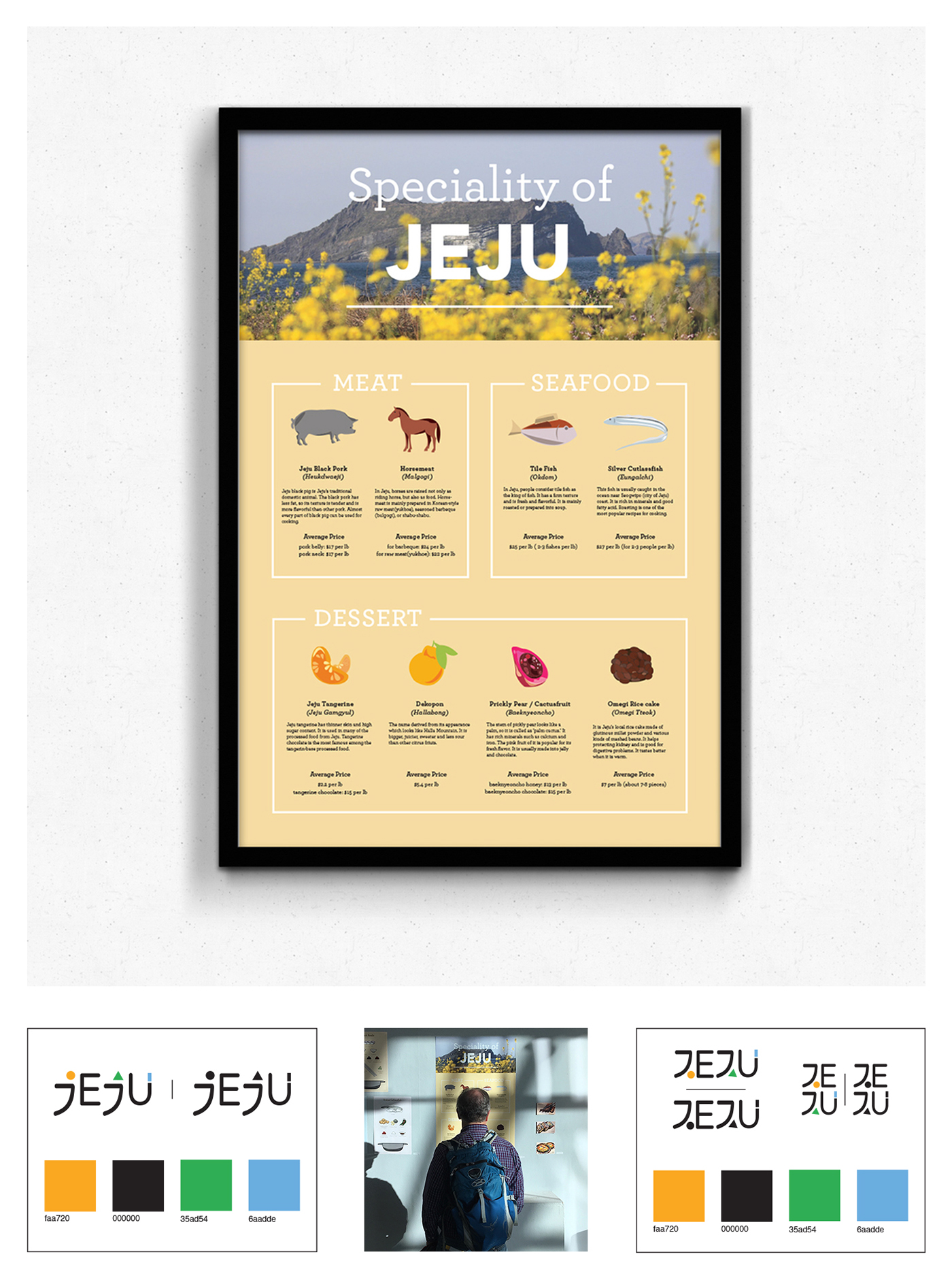 graphic design  poster typography   specimen book digital photo handletter lettering ecard Jeju advertisement