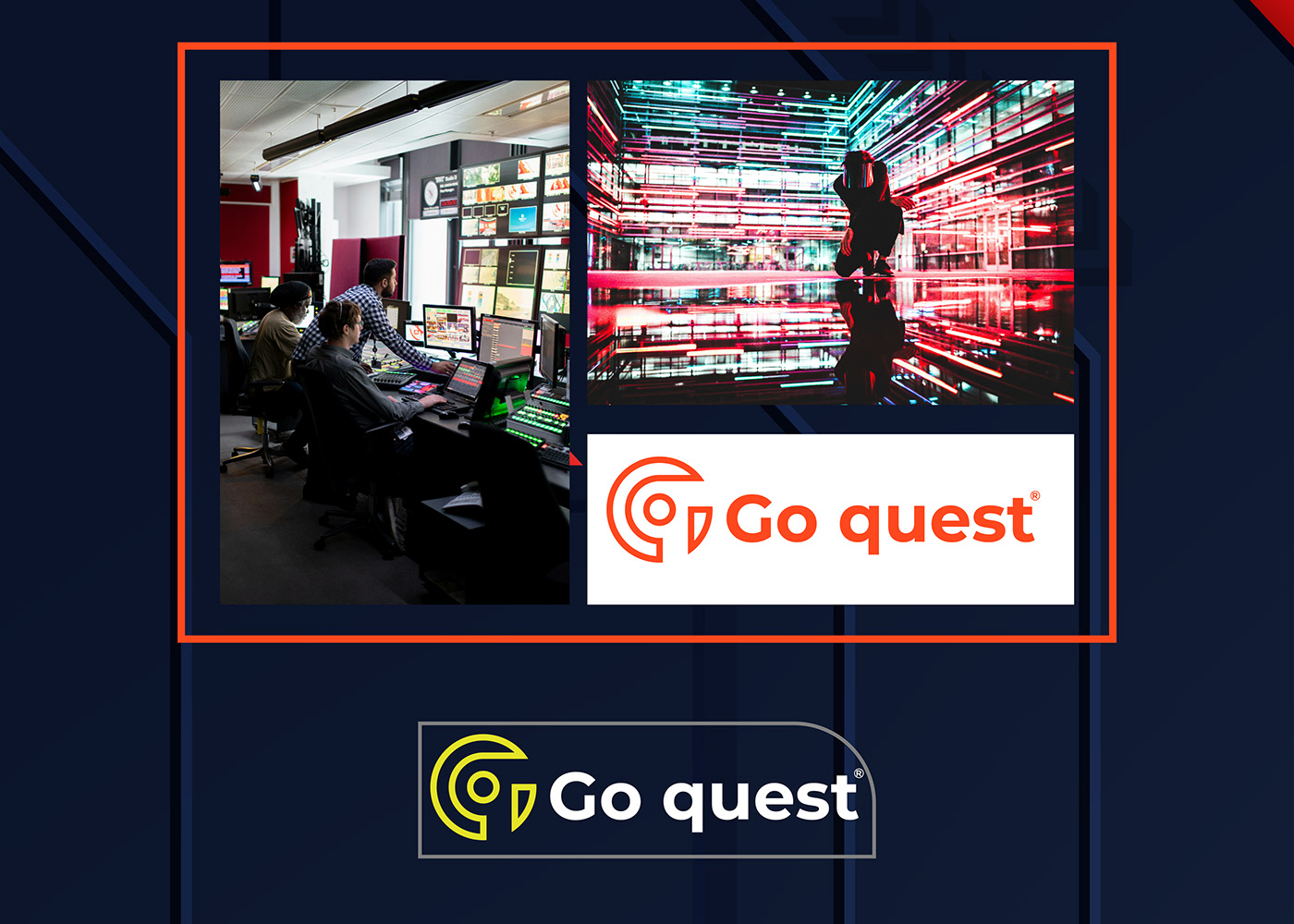 Go Quest - Gq, logo Branding, Logo design, Tech logo