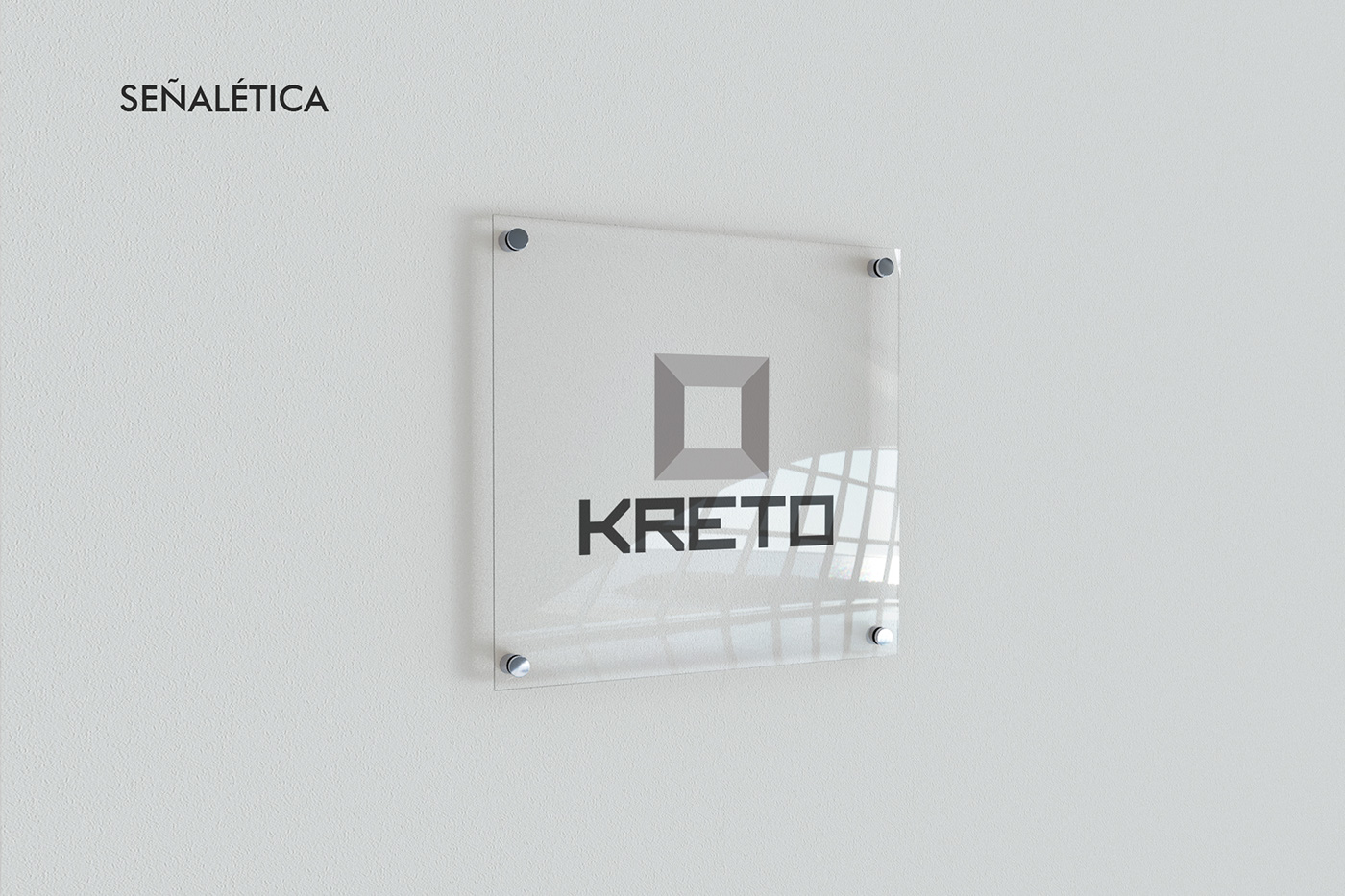 construccion Kreto diseño de marca soluciones CONCRETO branding  trick Identidad de marca Logotipo trujillo