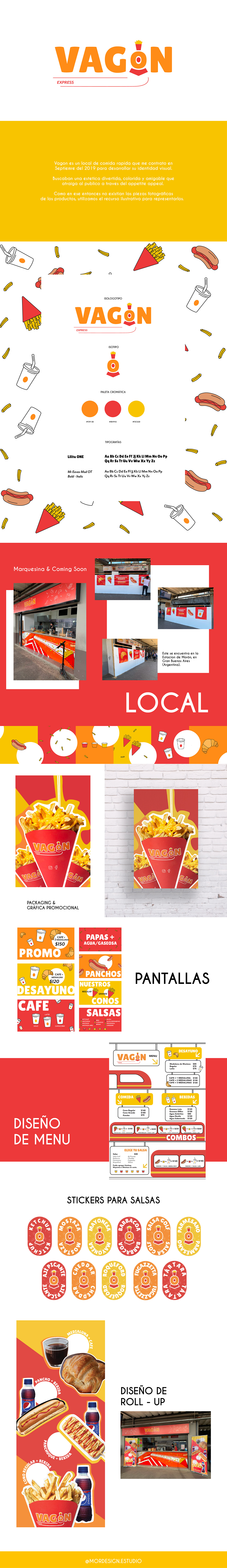 brand branding  comida rápida Fast food fast food brand Identidad Corporativa identidad visual LOCAL DE COMIDA RÁPIDA