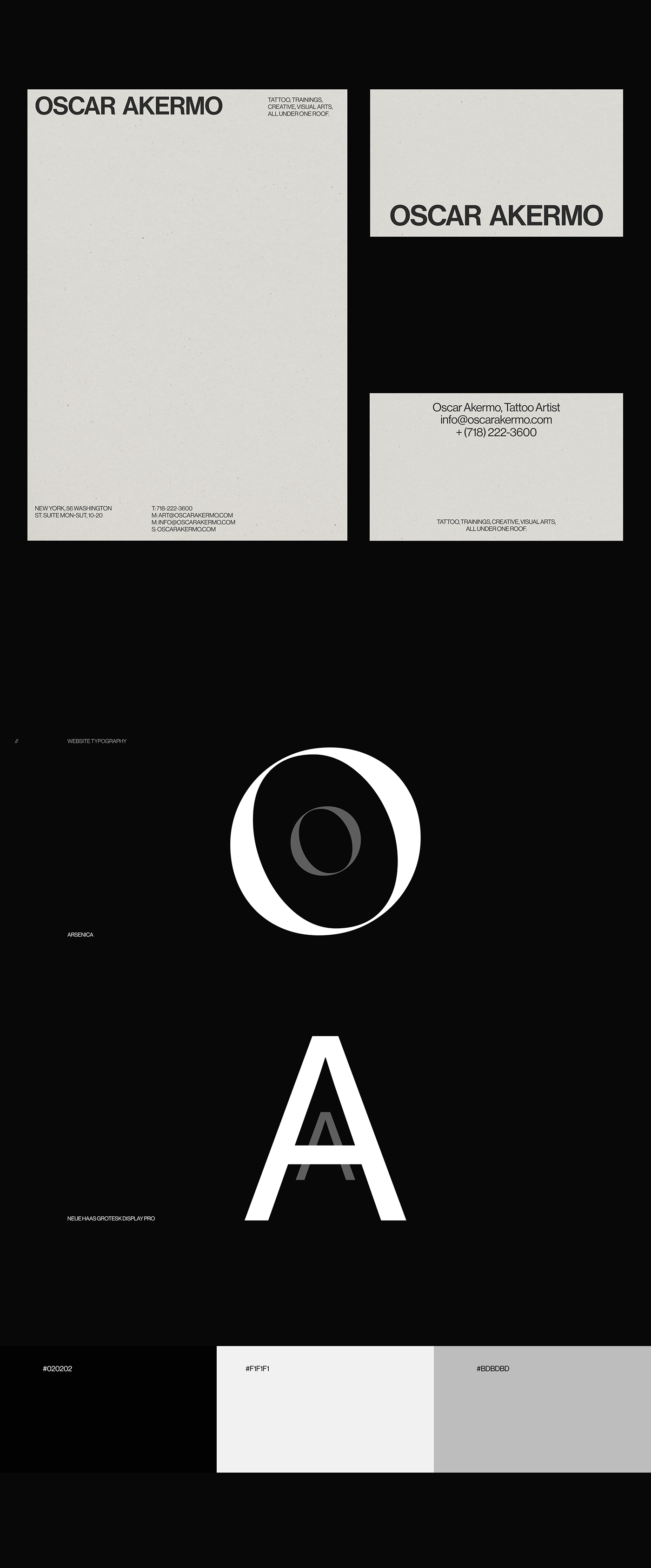 Oscar Akermo — Personal Website. Branding. UX/UI Design.
