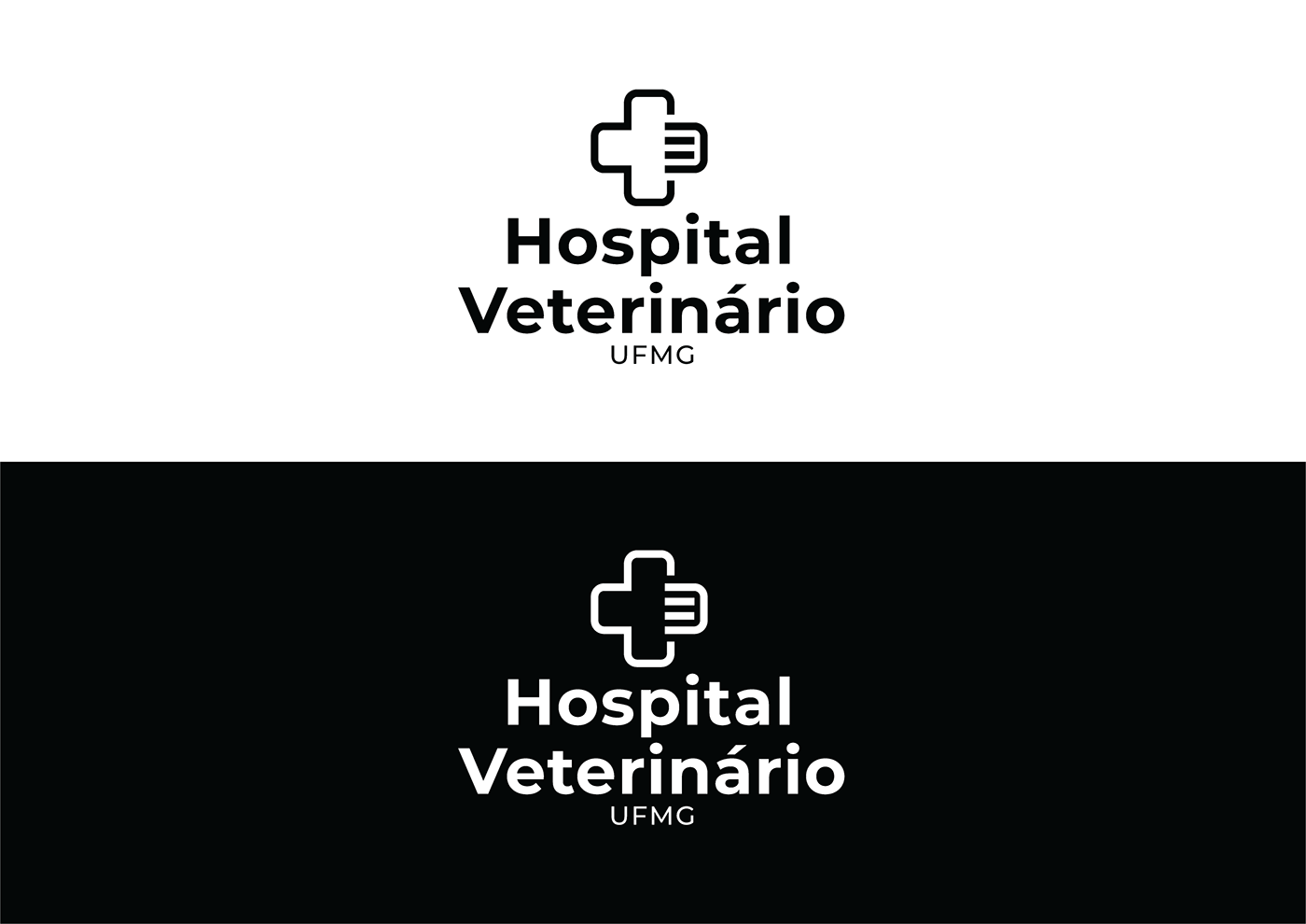 marca identidade visual hospital logo ufmg design gráfico veterinaria universidade
