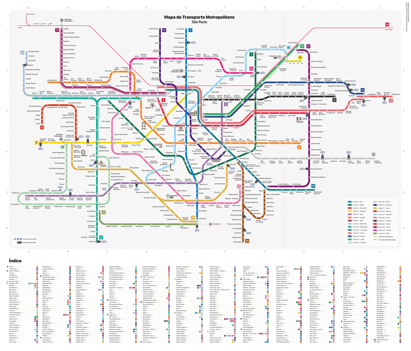 subway redesign map