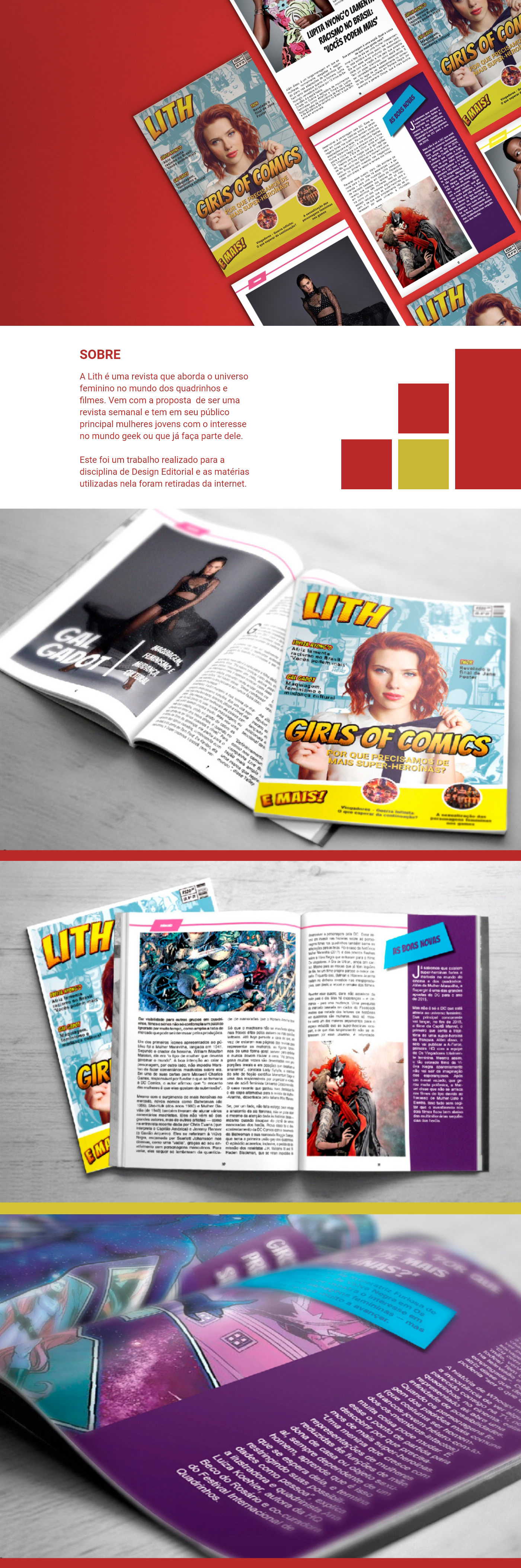 comic editorial geek girl lith magazine marvel revista women