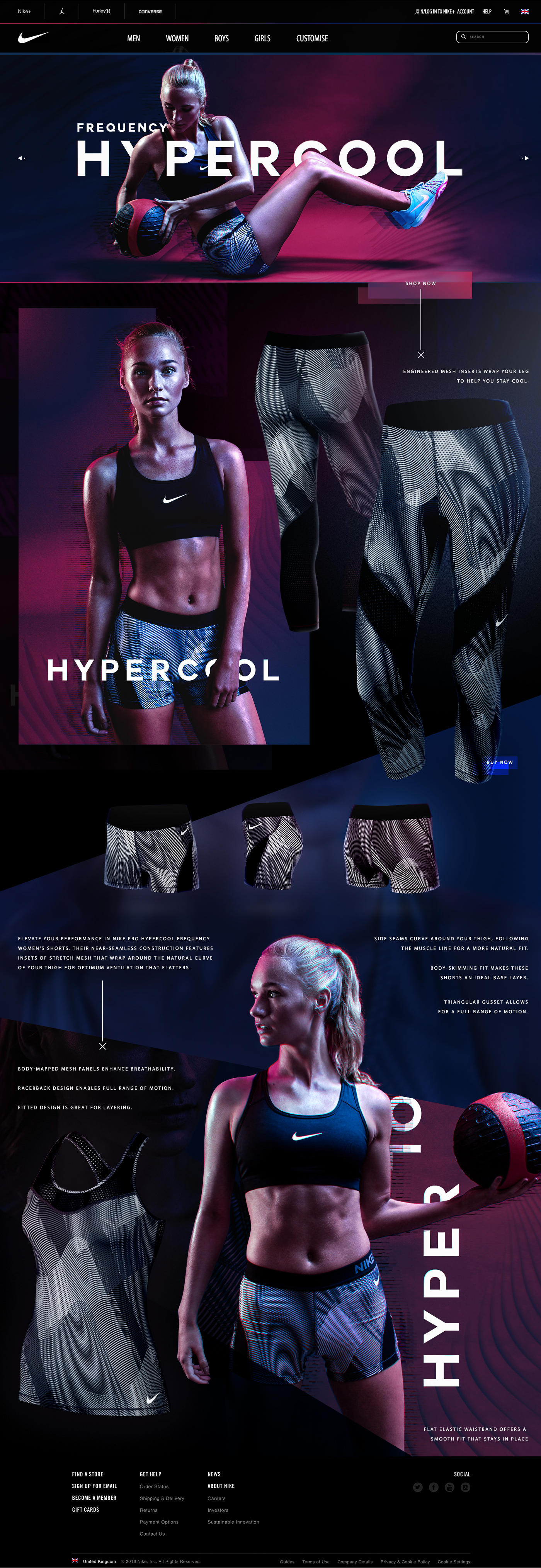 design Nike Web advertisement campaign Frequency