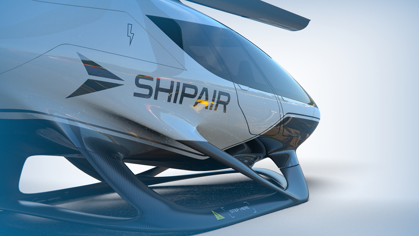 Aircraft airplane aviation concept design Fly helicopter transportation