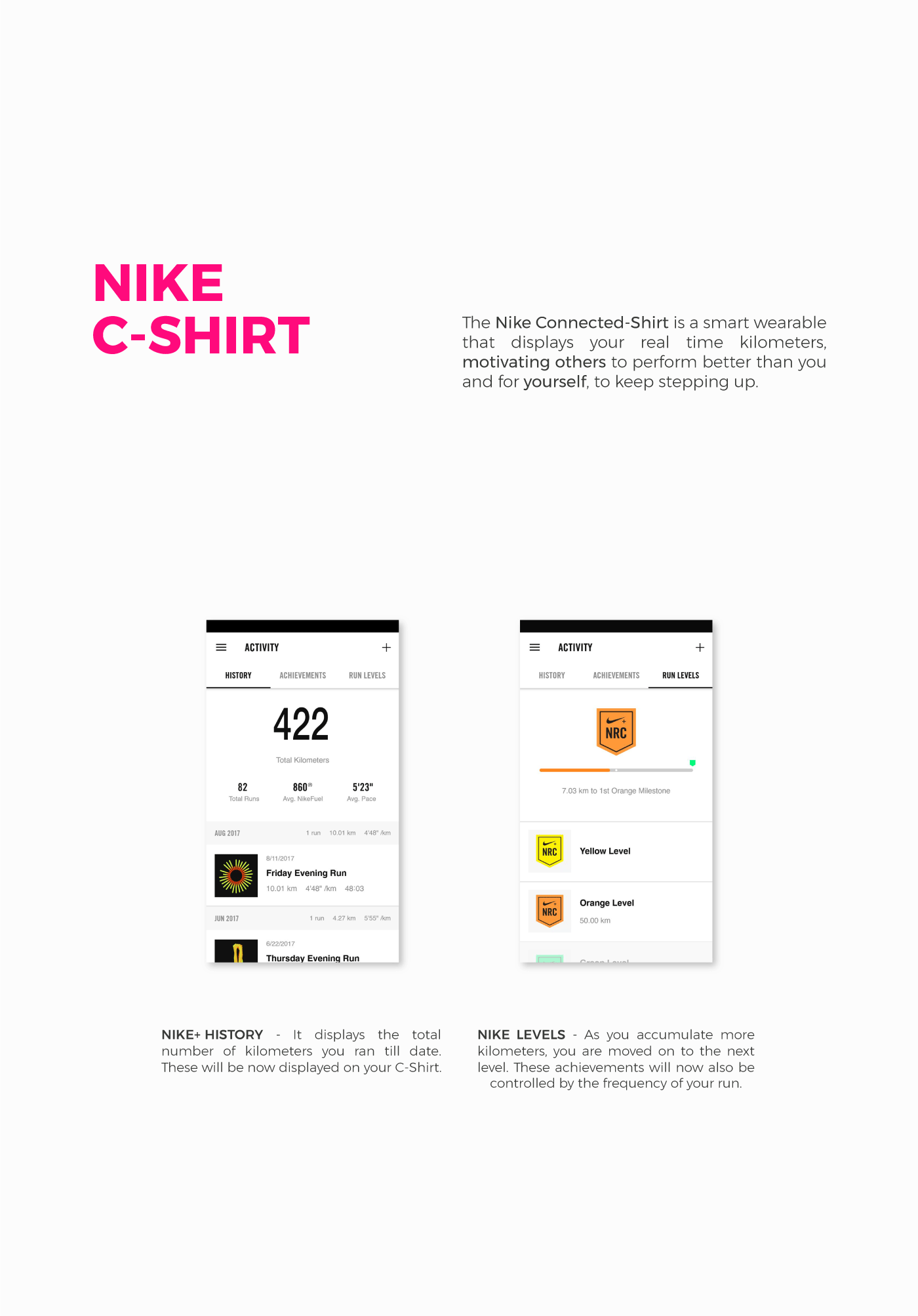 Arduino Nike Connected object Interaction design 