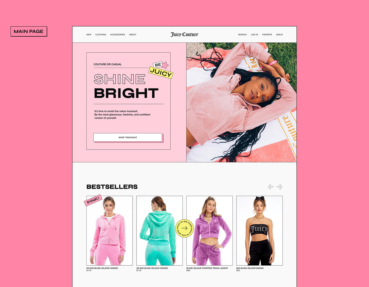 Clothing e-commerce ecommerce website Fashion  online store ui design UI/UX user interface Web Design  Website