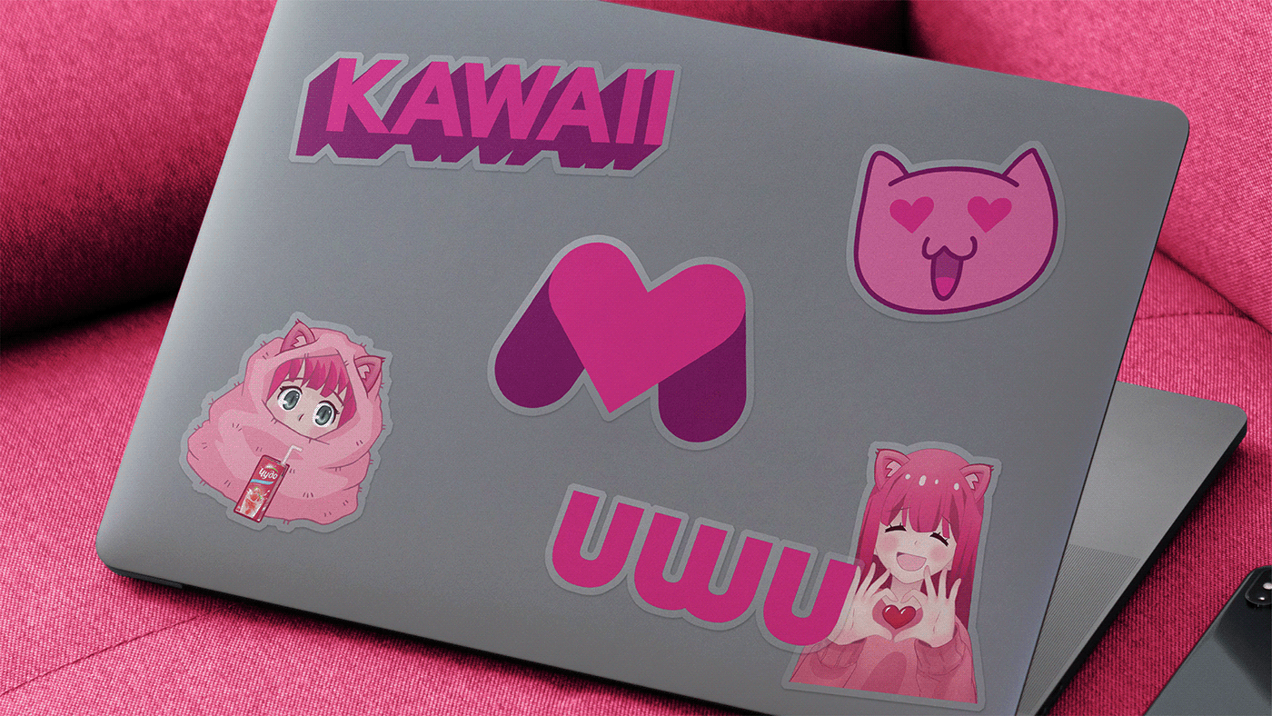branding  design dj graphic Icon identity kawaii logo music Twitch