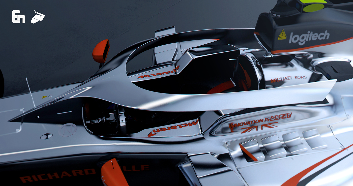 Formula 1 f1 Halo McLaren MCL33 Alonso Sean Bull car design