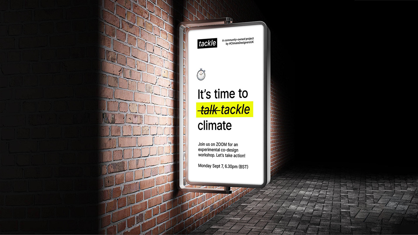 Promo for tackle's co-design workshop event, by HYPHAE