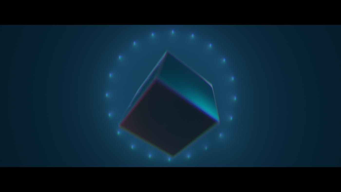motion graphics  3D test c4d Original cinema 4d Render cube abstract volumetric