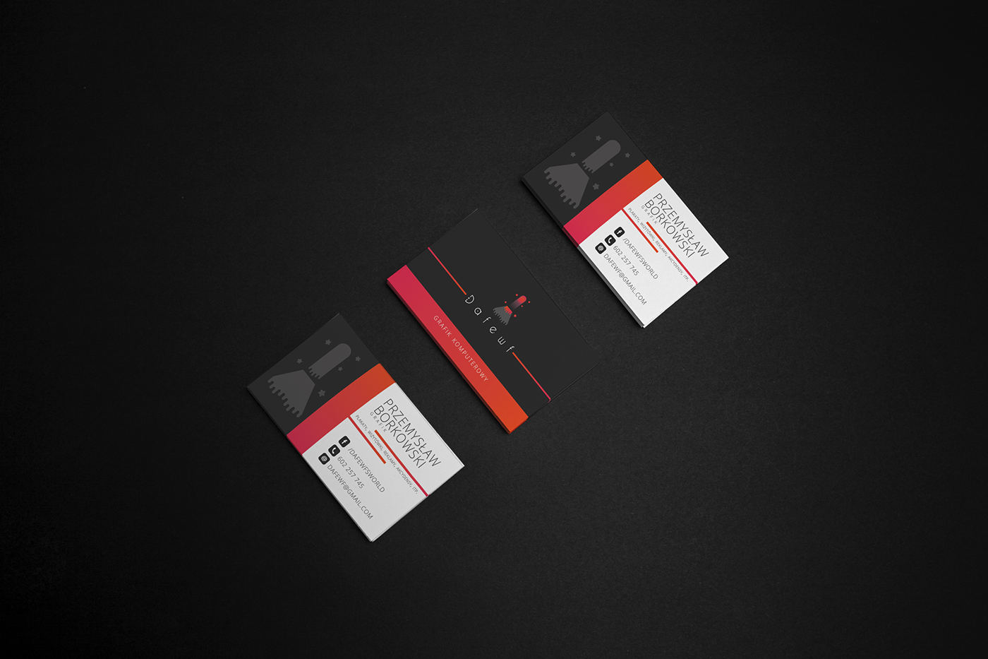 business card card business visualisation
