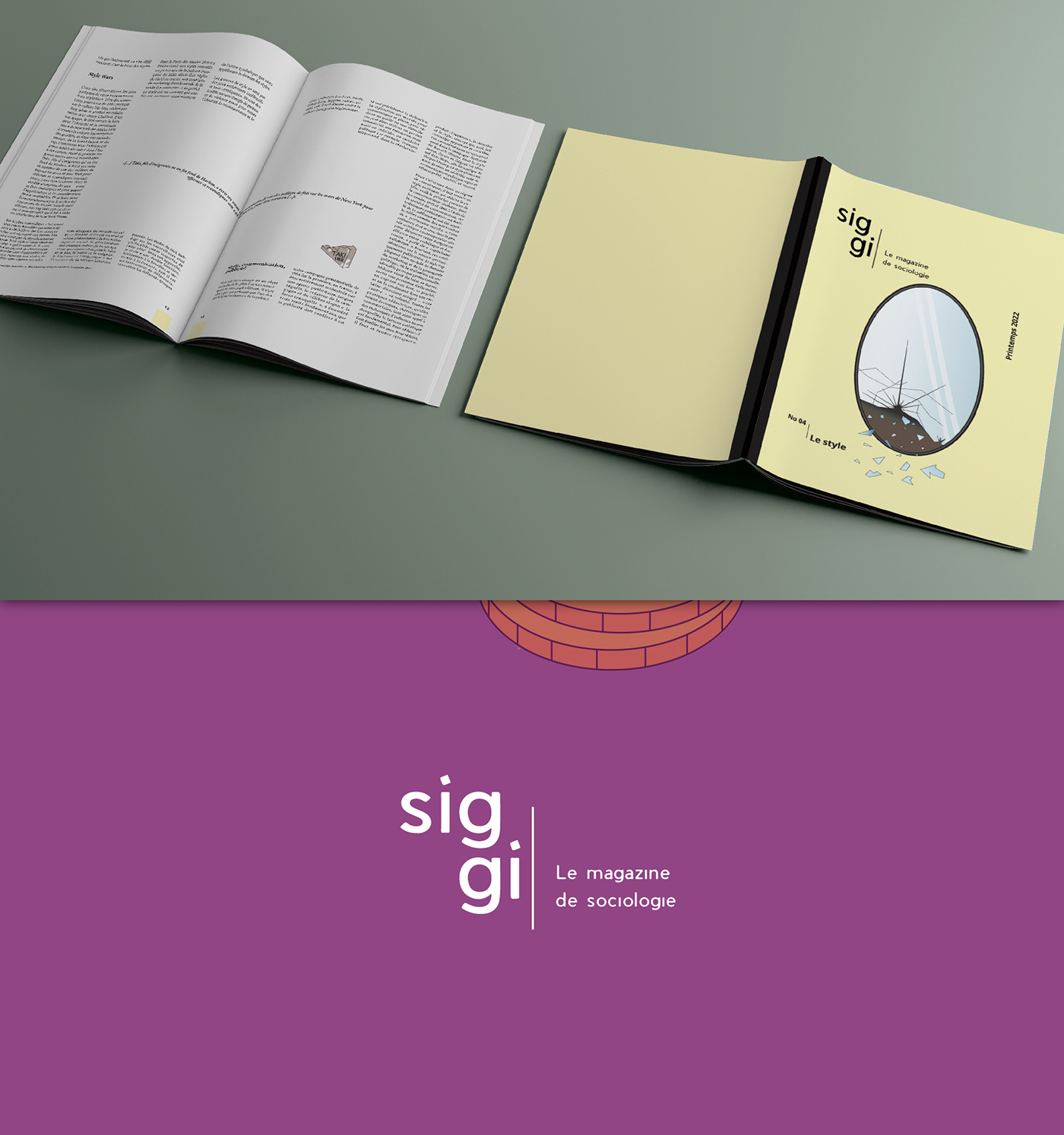 brand identity concept design Digital Art  edition ILLUSTRATION  magazine mise en page print visual identity