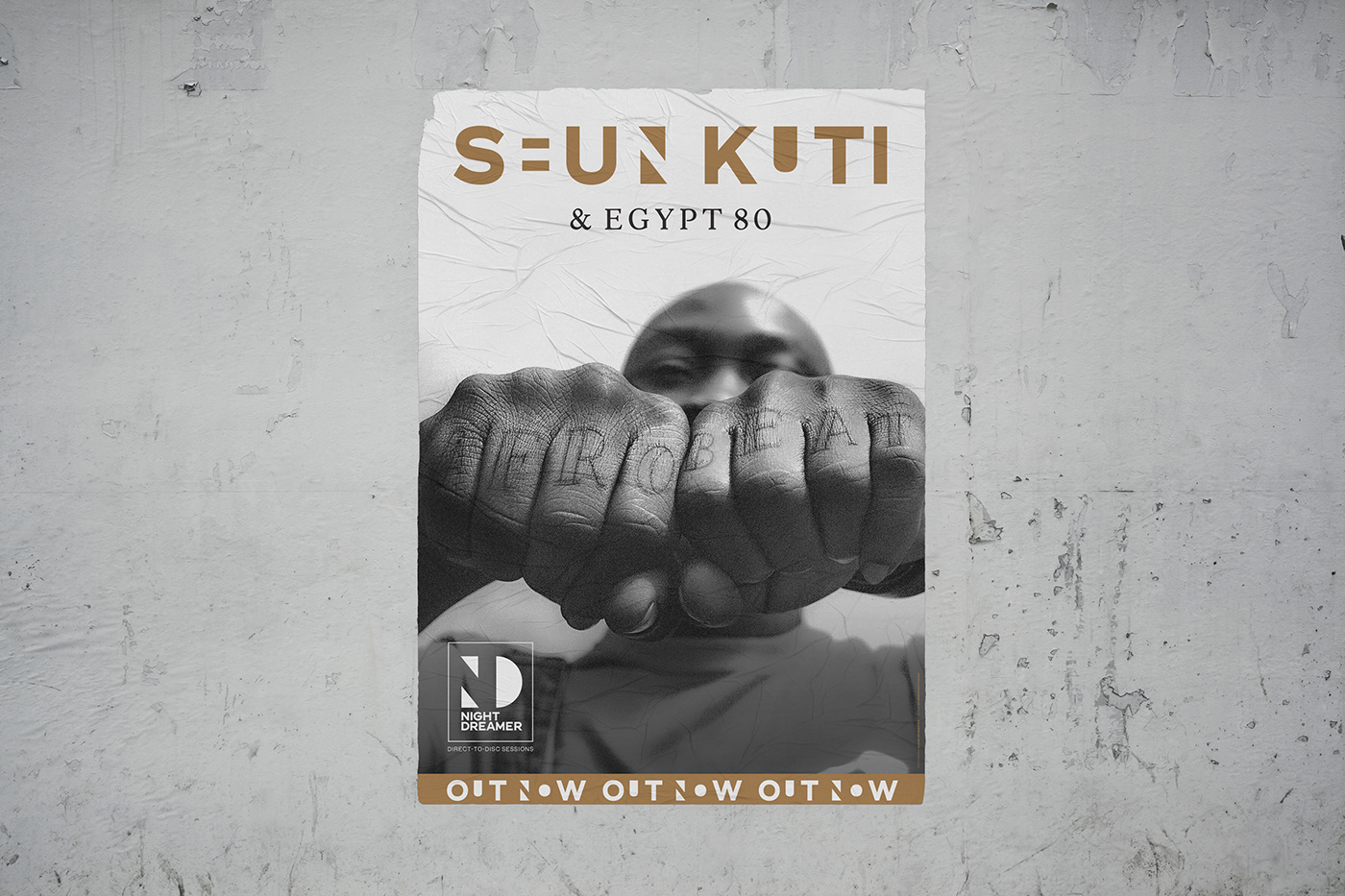 tour graphics seun kuti fela kuti record sleeve Vinyl Cover record cover afro beat graphics custom logo poster