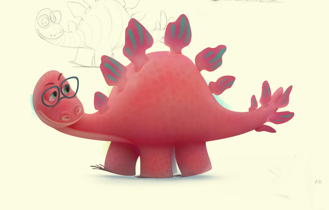 Character design  cartoon animation  Advertising  Visual Development ILLUSTRATION  Dinosaur people Fashion  animals