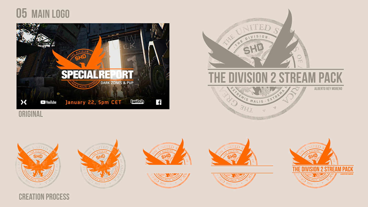 the division The Division 2 Overlay stream UI