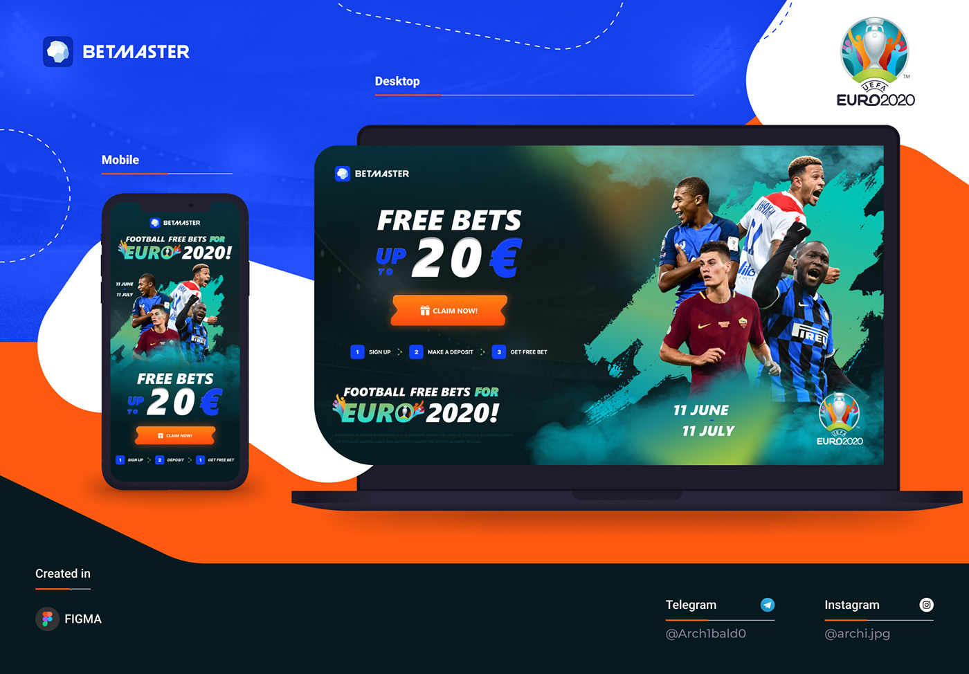 beting casino euro2020 Figma figma design football landing page promo sports Web Design 