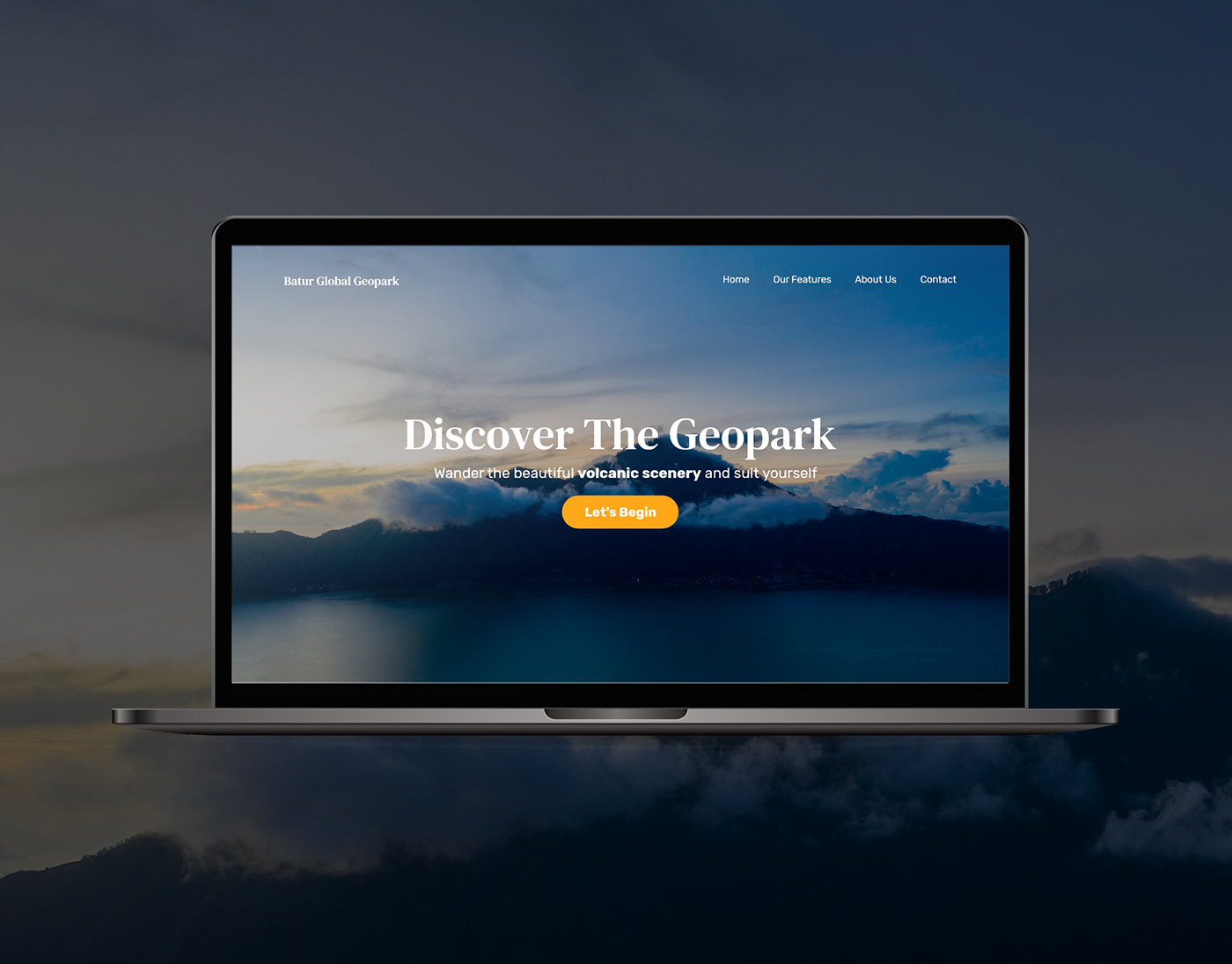 Web design concept UI Website landing page