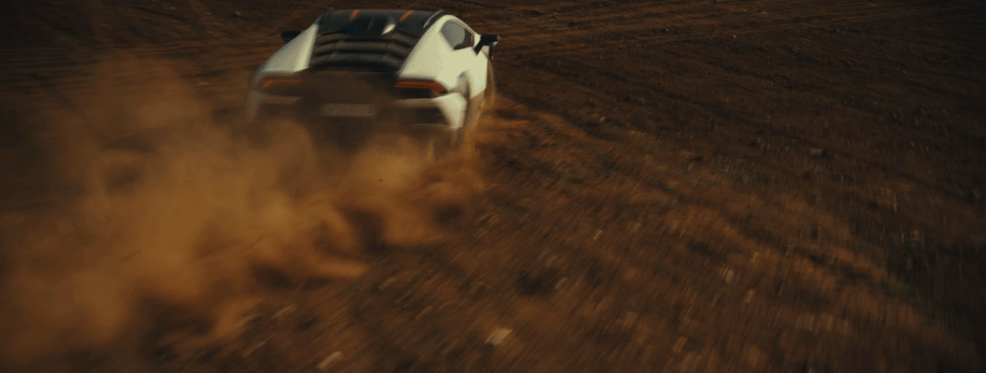 automotive   dune dust huracan lamborghini movie poster Offroad sand Sterrato