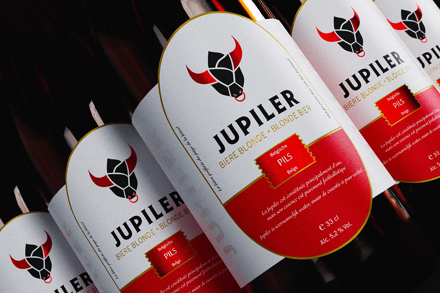 Jupiler branding  brand identity beer Packaging label design graphic design  logo adobe illustrator Advertising 