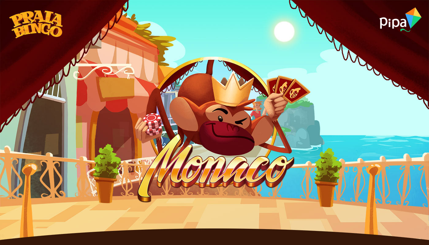 bingo game HUD mobile UI vfx Monaco king monkey Emoji