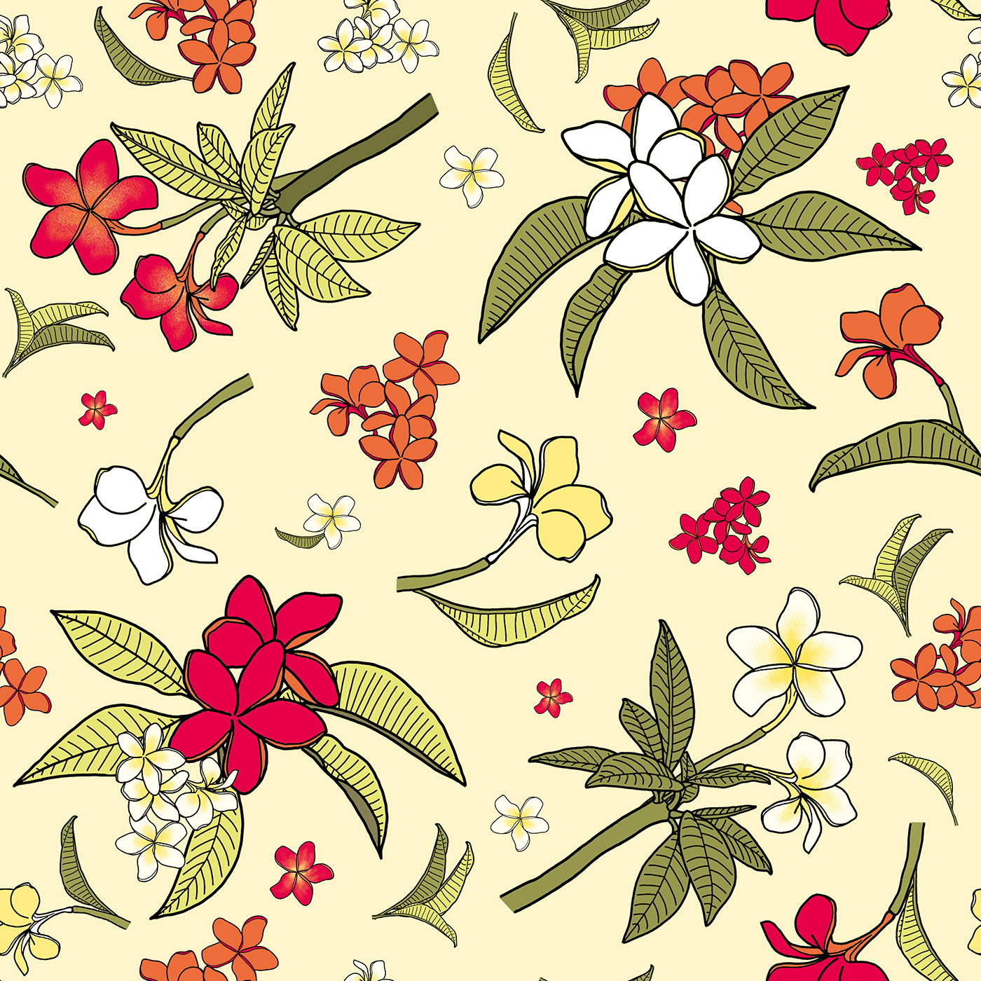pattern pattern design  rapport ilustracion Flower Illustration Diseño Textil textil design Diseño Digital digital illustration Graphic Designer