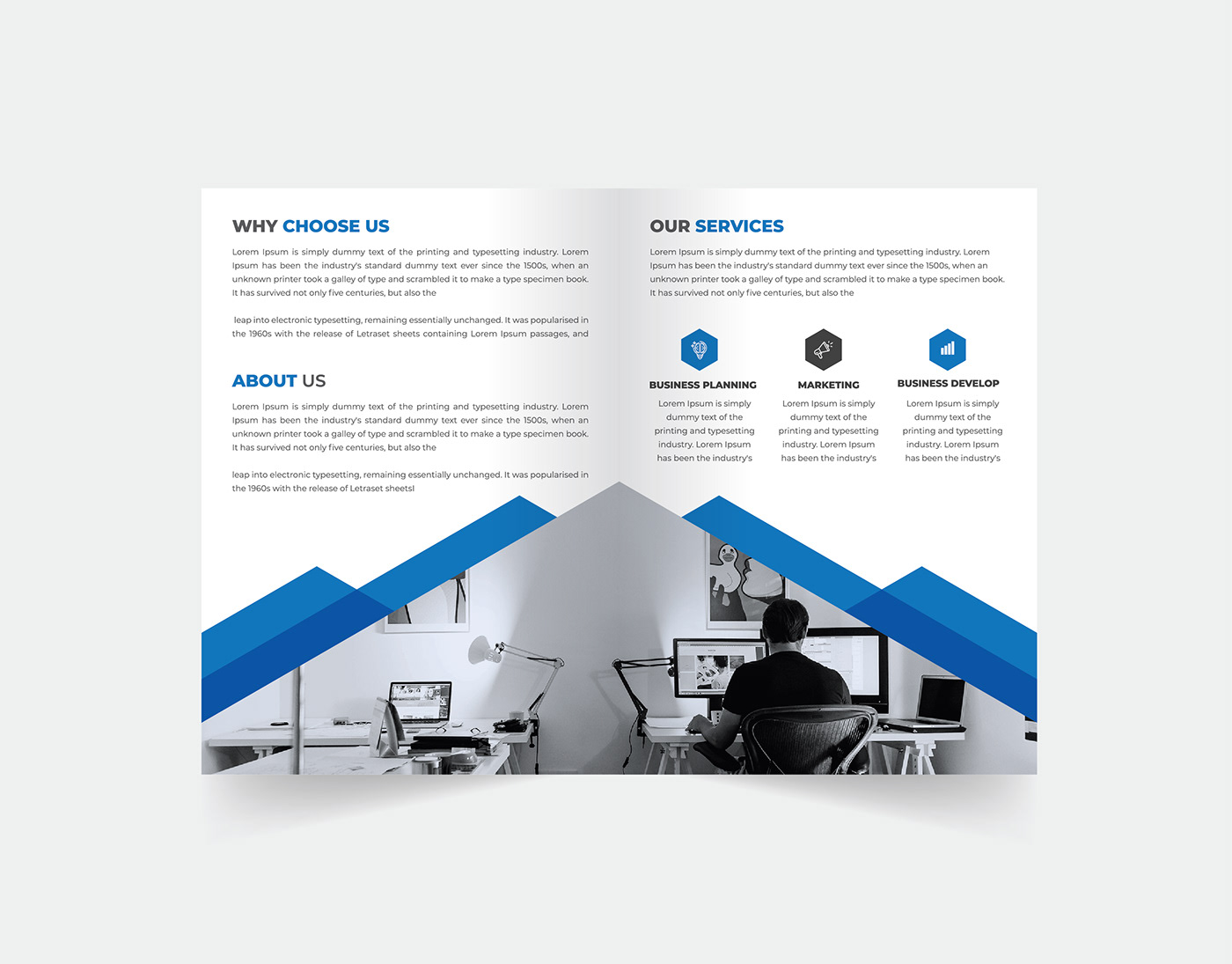 	a4 brochure, agency, annual report, book, brand, branding, brochure, business, clean, company, comp