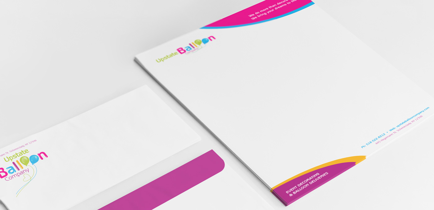 Logo Design branding  rebranding Playful balloon company graphic design  ads print design  Business Cards logo