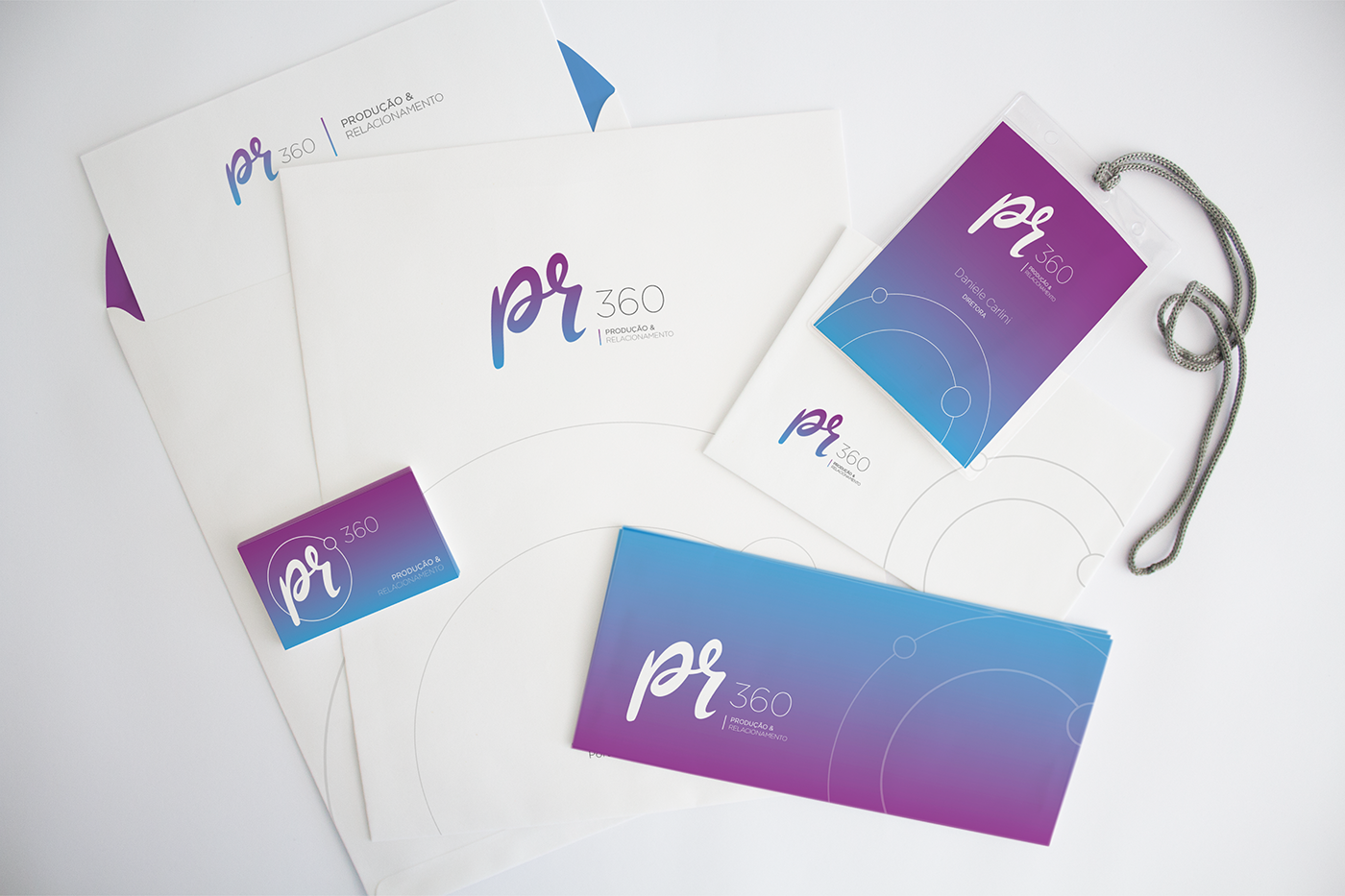 branding  PR 360 graphic design  Relações Públicas Design em Folha public relations marca identidade visual