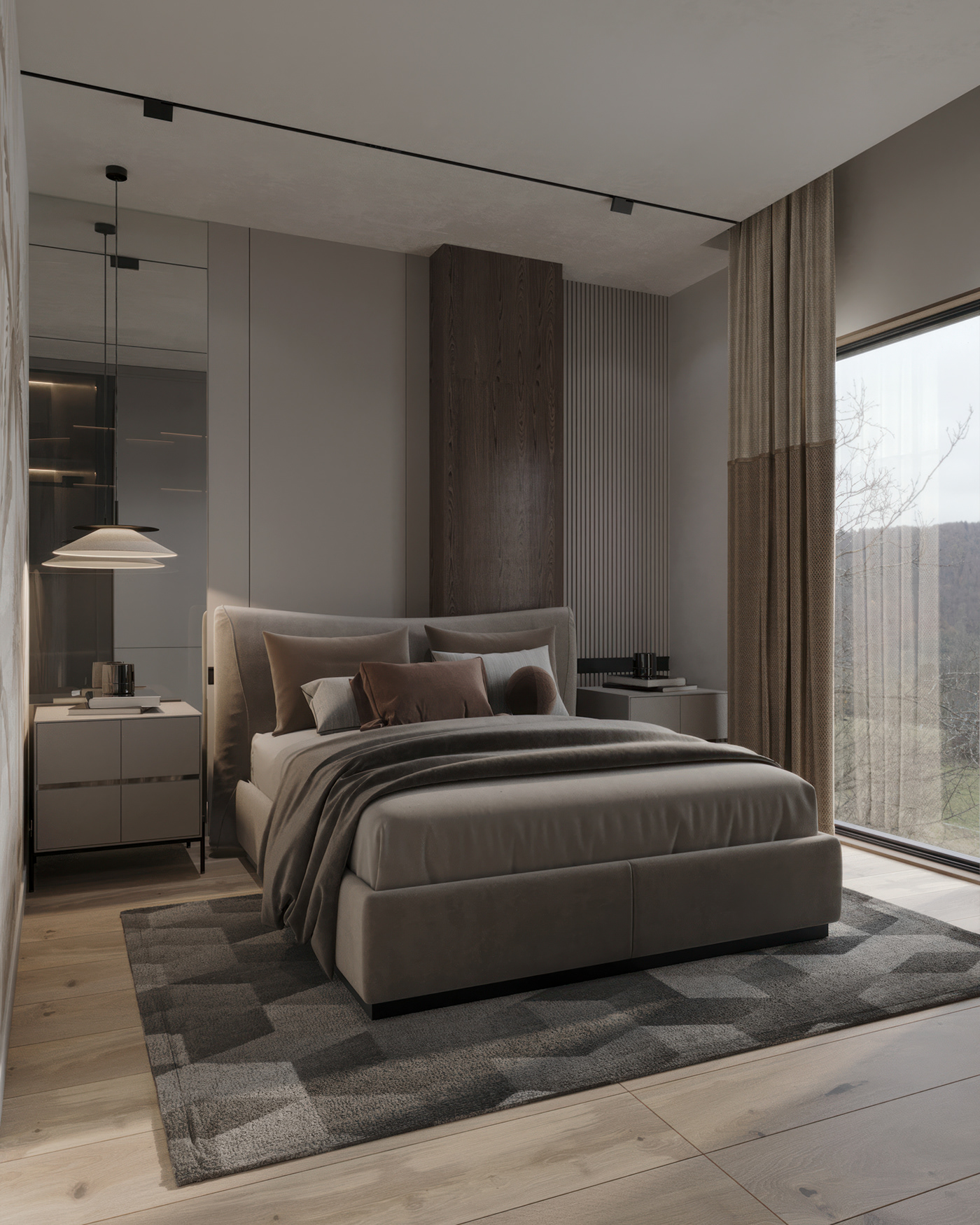 bedroom bedroom design Bedroom interior visualization interior design  modern corona archviz CGI bedroomdesign