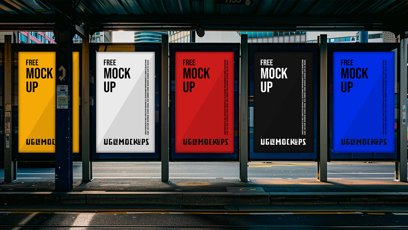 Billboard mockup free Mockup free mockup  freebie psd billboard design Advertising 