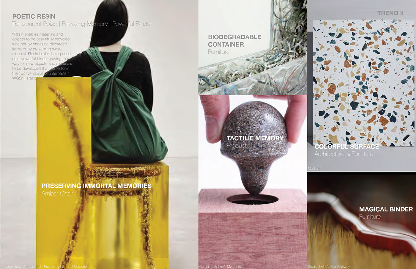 Color and materials surface creation craftsmanship trends research material experimentation