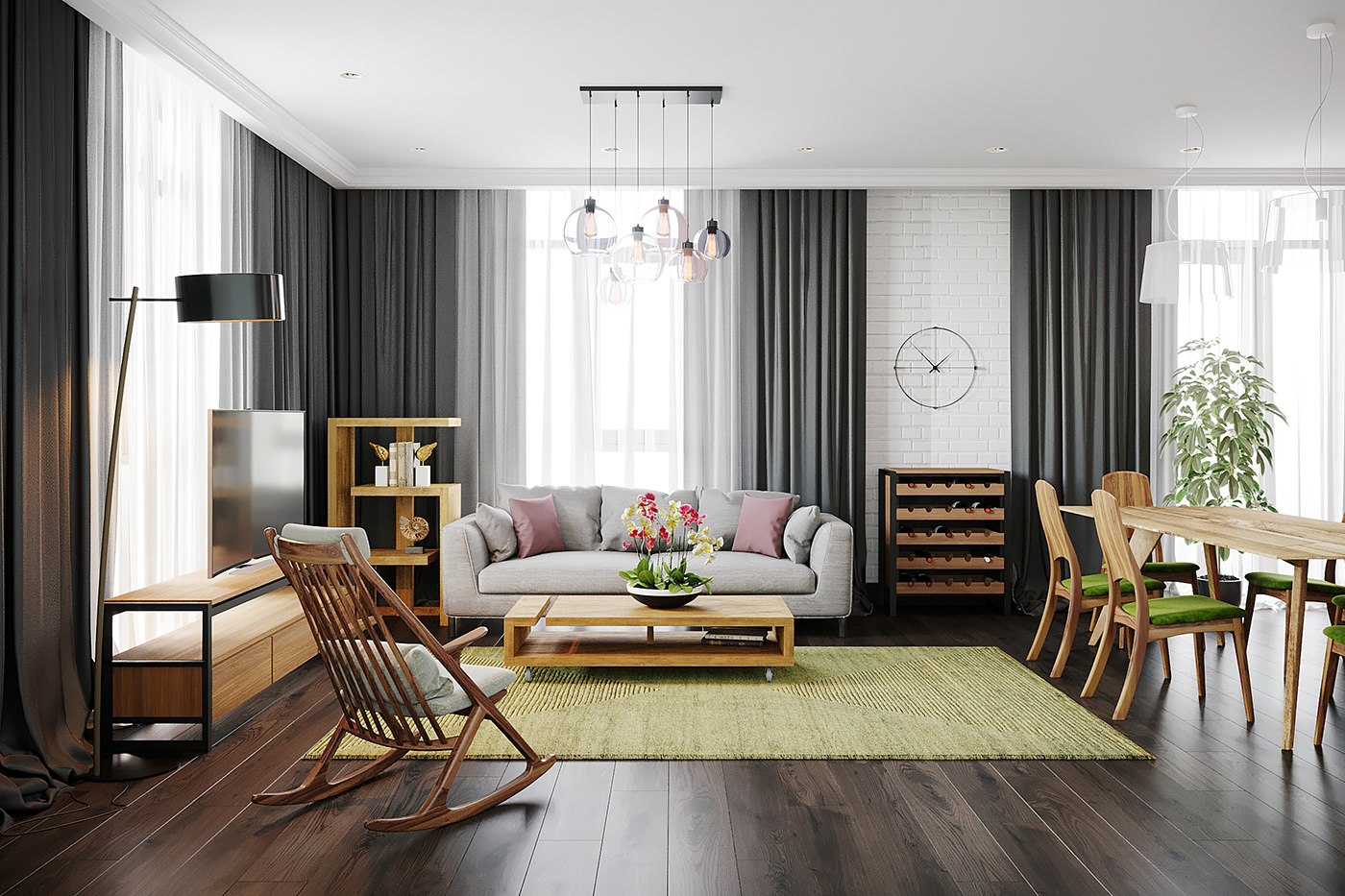 CG decoration design furnituredesign interiordesign livingroom modeling productdesign Render visualization