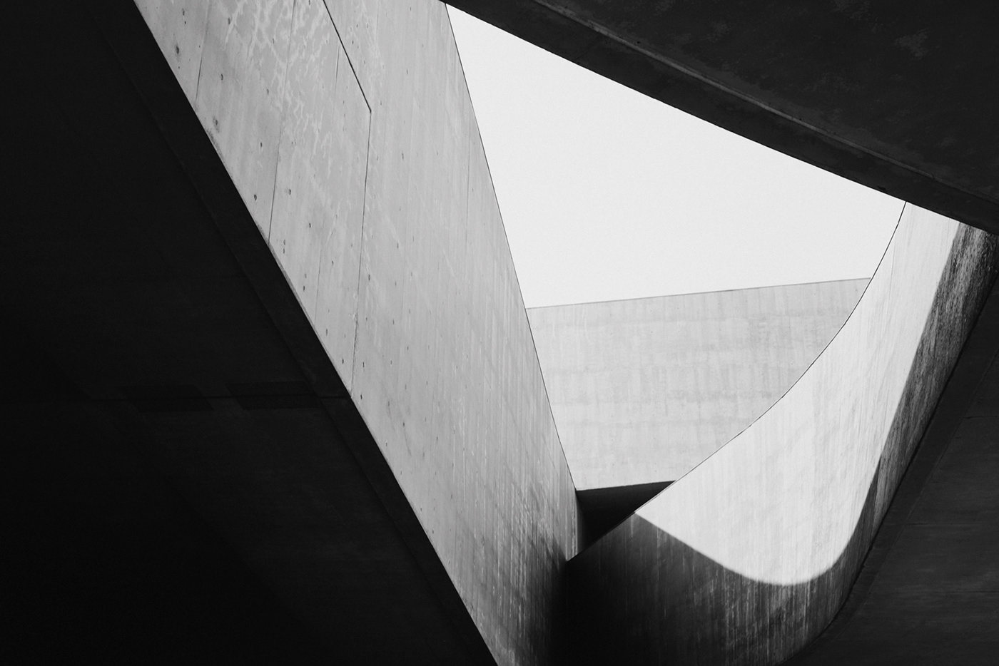 minimal architecture Photography  abstract fine art Rome Italy black and white composition concrete