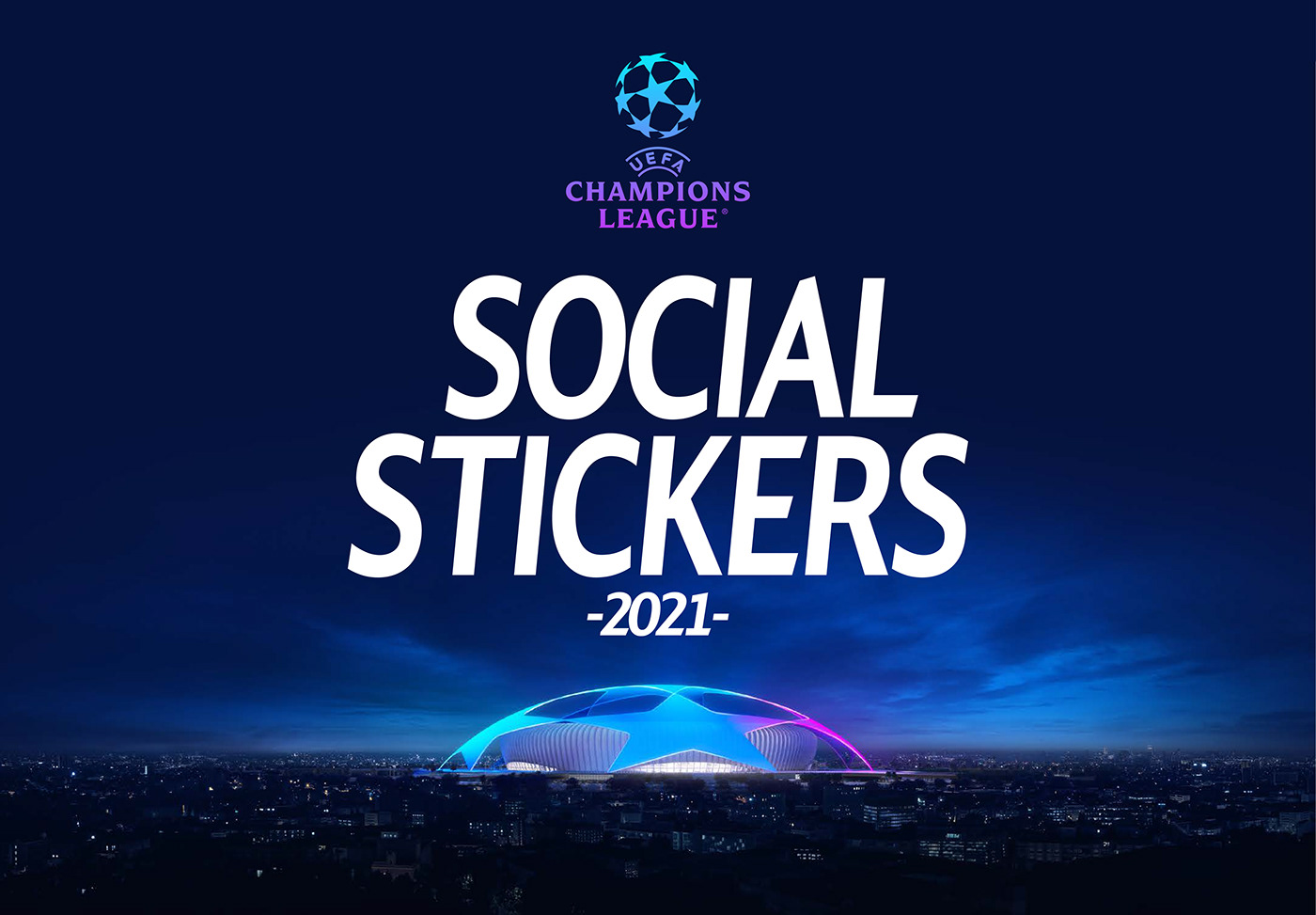 animation  football kinetic typography lettering motion graphics  social media stickers type typography   uefa