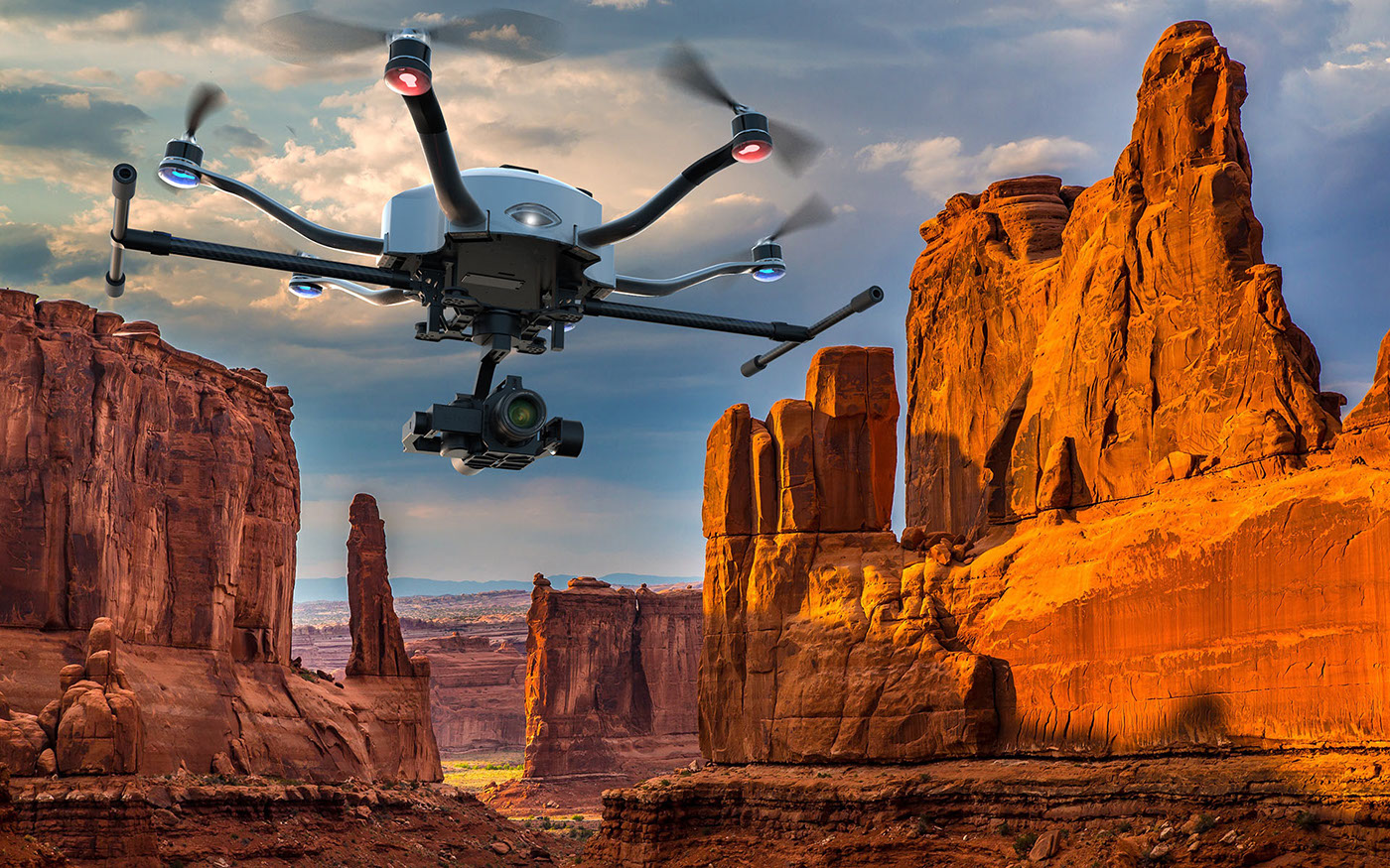 Skyway drone hexacopter ehang Carbon Fiber