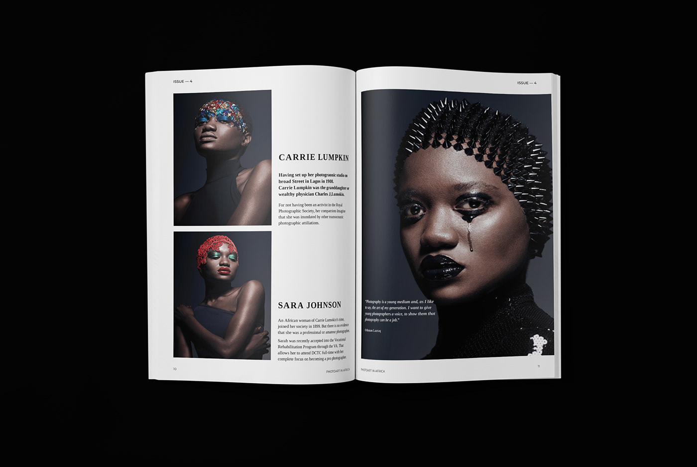 Advertising  africa brochure design editorial design  graphic design  magazine models Photography  photoshoot typography  