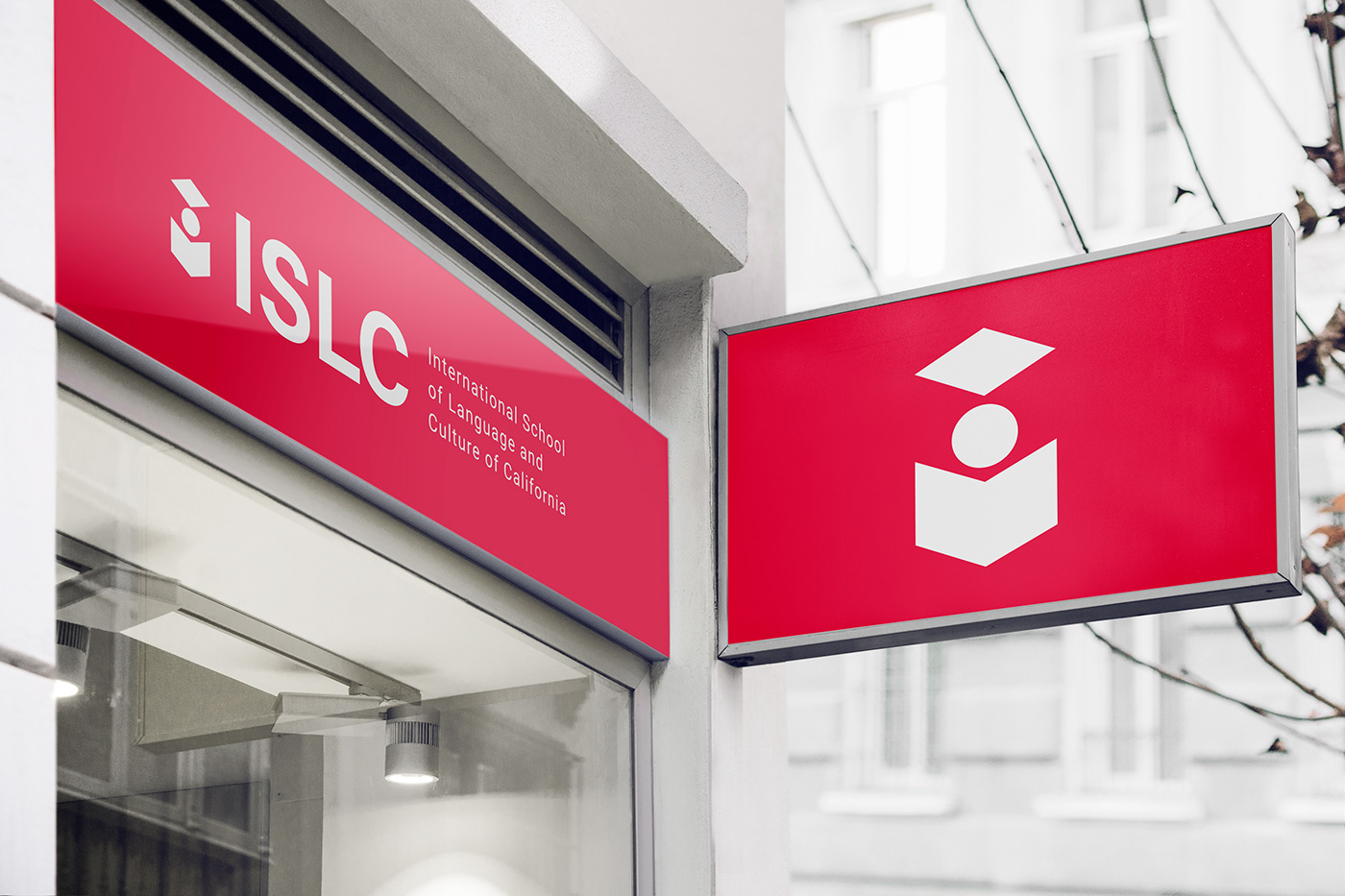 brand identity branding  Education islc language center language school learning