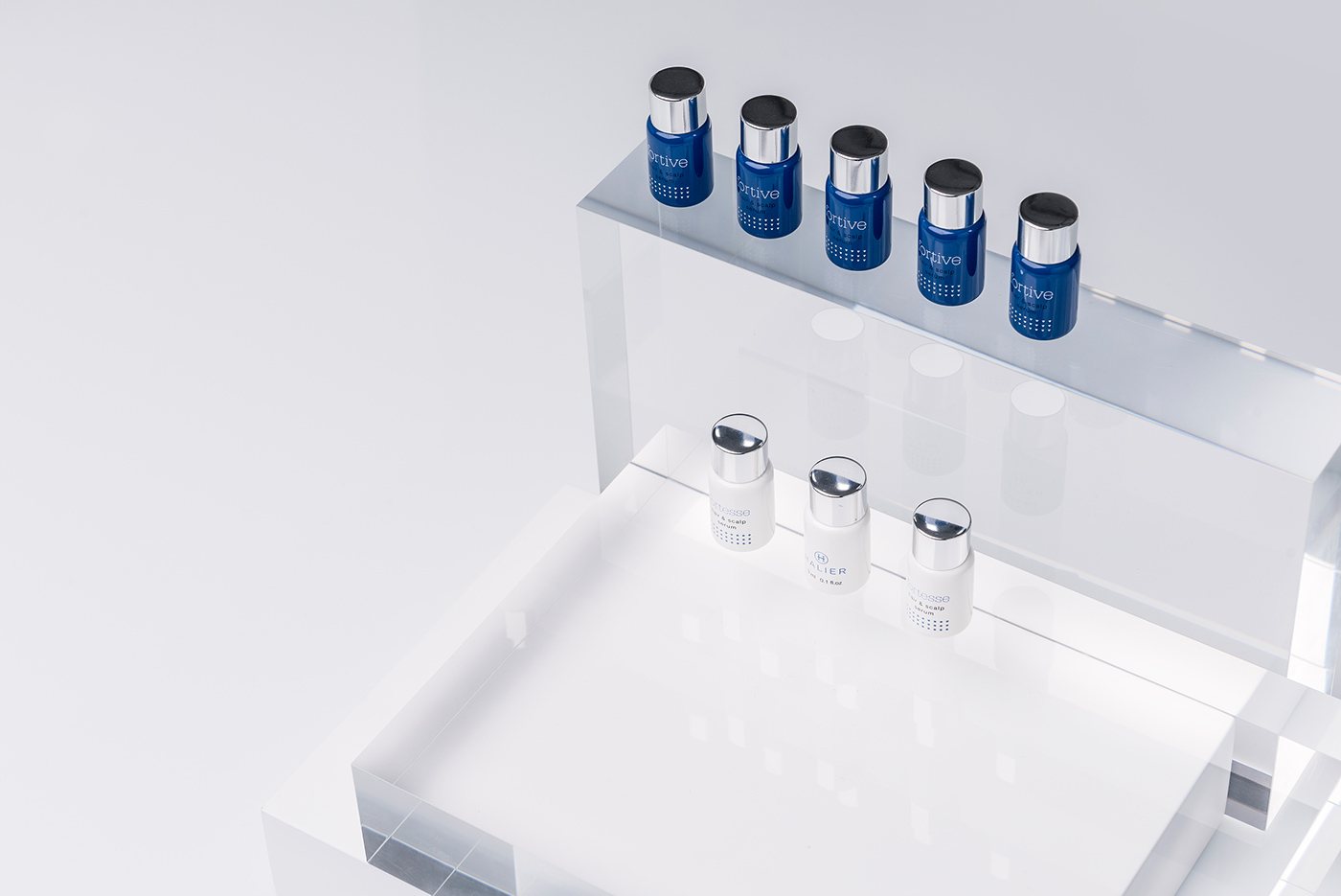 halier medic dermo Packaging branding  logo product shampoo blue